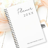 Famille Mois d'écriture de script simple minimalis