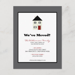 Famille Moving Faire-part 4,25 po x 5,5 po :: ardo