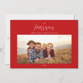 Famille Multi Photo Noël simple | Carte pour les f (Devant)