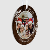 Famille Noël en Bois Rustique (devant)