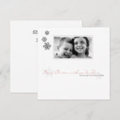 famille noël potriat carte photo (Devant / Derrière)