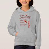 Famille : Notre tribu, T-shirts plus forts ensembl (Devant)