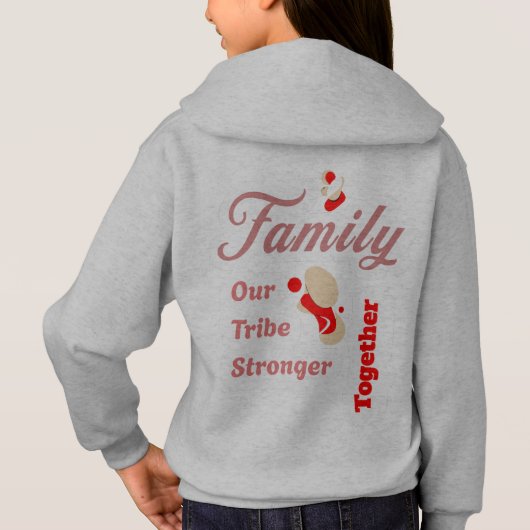 Famille : Notre tribu, T-shirts plus forts ensembl (Dos)