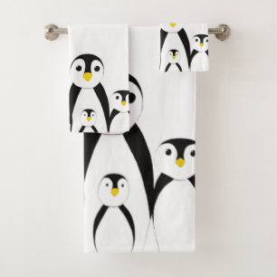 Famille Pingouin mignonne