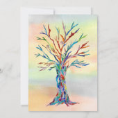 Famille Réunion arbre généalogique Invitation colo (Dos)