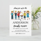 famille réunion famille invitation (Debout devant)