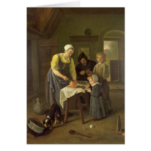 Famille rurale au temps de repas, c.1665