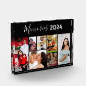 Famille Souvenirs 5 photo collage noir Blocs photo (Gauche)