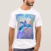 Famille T-Shirt Dolphin Couple (Devant)