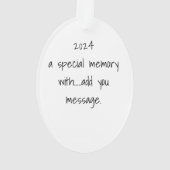 Famille tenant les mains Photo Noël (dos)