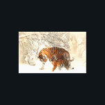 Famille Tiger en toile paysage hiver Imprimer<br><div class="desc">Famille Tiger en toile paysage hiver Imprimer.</div>