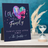 Famille toujours après la plaque (Côté)