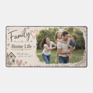 Famille Vie à la maison Photo personnalisée