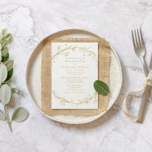 Familles mixtes Faire-part de mariage de couronne 