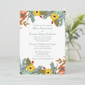 Familles mixtes Jardin Faire-part de mariage Flora (Debout devant)