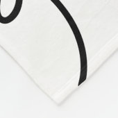 Family 3 Photo Template Personalized Script Fleece Deken (Hoek)