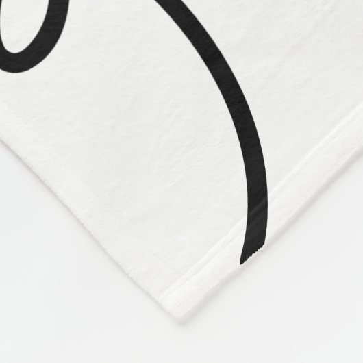 Family 3 Photo Template Personalized Script Fleece Deken (Hoek)