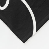 Family 3 Photo Template Personalized Script Fleece Deken (Hoek)