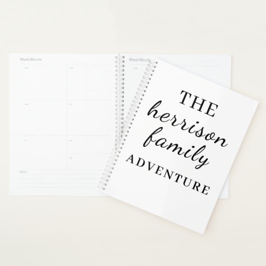 Family Adventures Modern Minimal Design (Devant avec enveloppe)