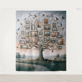 Family Afbeelding Tree 03 Wandkleed