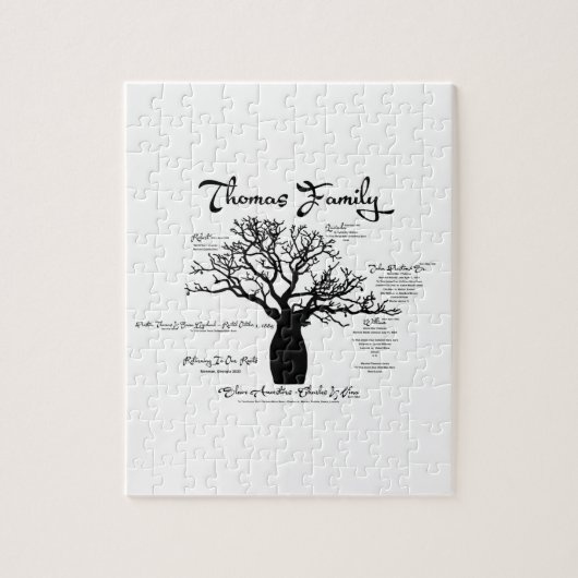 Family Ancestor Puzzle Legpuzzel (Verticaal)