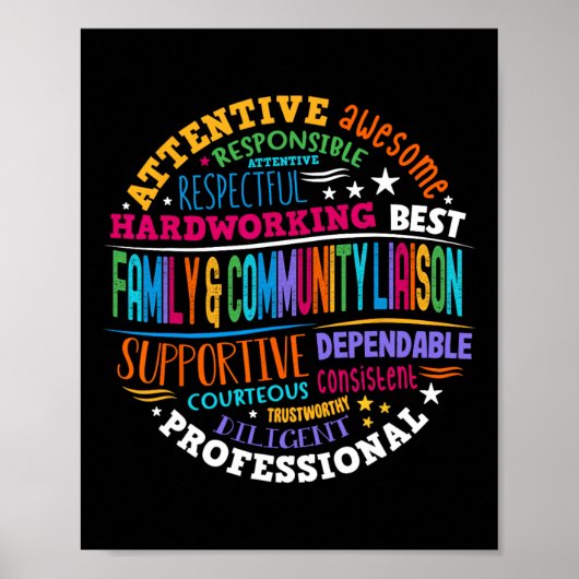 Family And Community Liaison Back To School Squad Poster (Voorkant)