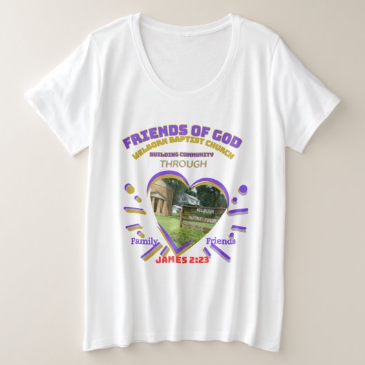 Family and Friends T-shirt (Design devant)