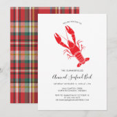 Family Annual Summer Seafood Boil Party Kaart (Voorkant / Achterkant)