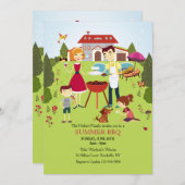 Family BBQ Uitnodiging (Voorkant / Achterkant)