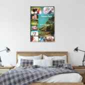 Family Beach Dream 0026 Originele kunst Canvas Afdruk (Insitu (Slaapkamer))