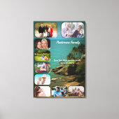 Family Beach Dream 0026 Originele kunst Canvas Afdruk (Voorkant)