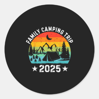 Family Camping Trip 2025 Matching Crew Summer Vaca Ronde Sticker