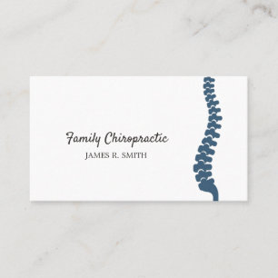 Family Chiropractic Chiropractor Visitekaartje