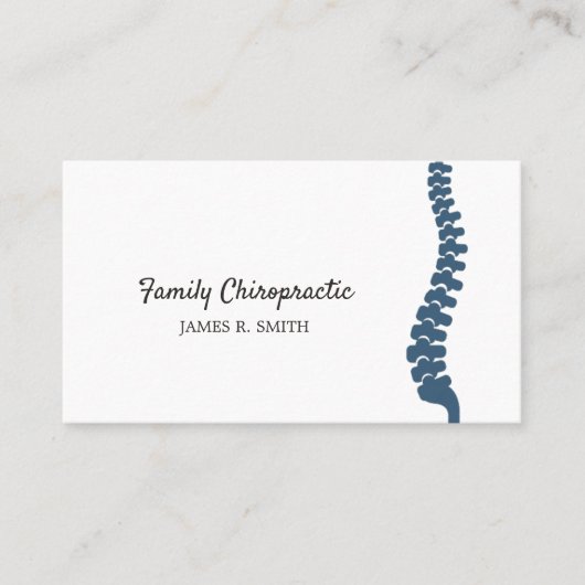 Family Chiropractic Chiropractor Visitekaartje (Voorkant)