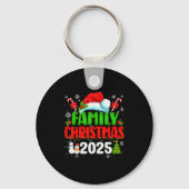 Family Christmas 2025 Matching Outfit Santa Squad Sleutelhanger (Voorkant)