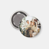 Family Christmas Magnet | Add Your Photo & Message Magneet (Voorkant / Achterkant)