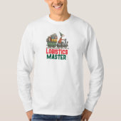 Family Christmas matching holiday sarcastic dad T-shirt (Voorkant)