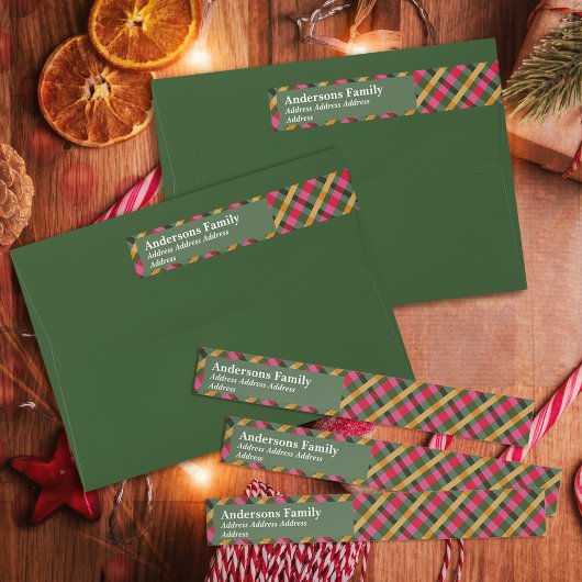 Family Christmas Plaid Green