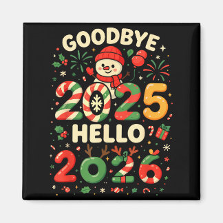 Family Christmas Shirts Matching 2025, Funny Nye H Magneet