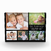 Family Collage Black Fotoblokken (Voorkant)