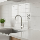 Family Crest Monogram Keramische Tegel Tegeltje