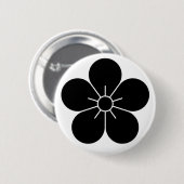 [Family Crests] Plum blossom Ronde Button 5,7 Cm (Voorkant /achterkant)