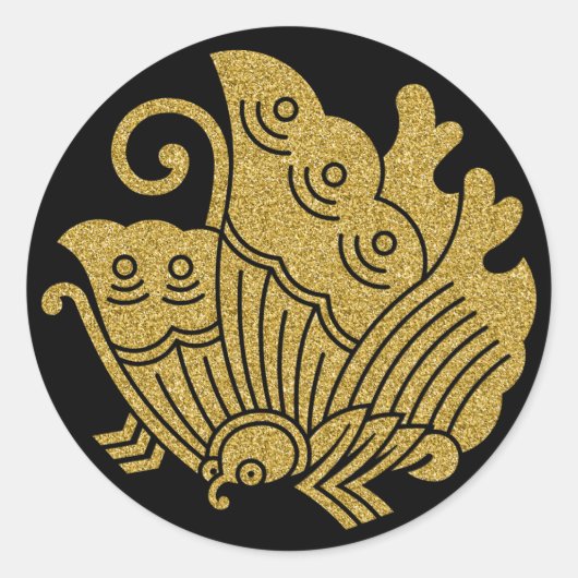 [Family Crests] Swallowtail butterfly Sticker (Voorkant)