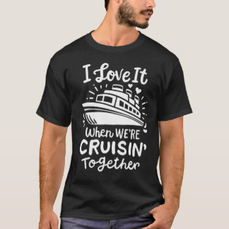 Family Cruise 2024 Ik hou ervan als we cruisen T-shirt