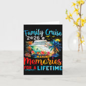 Family Cruise 2026 Group Matching Cruisin Together Kaart (Gele Bloem)