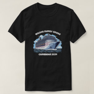 Family Cruise Gepersonaliseerde Naam Jaar Matching T-shirt
