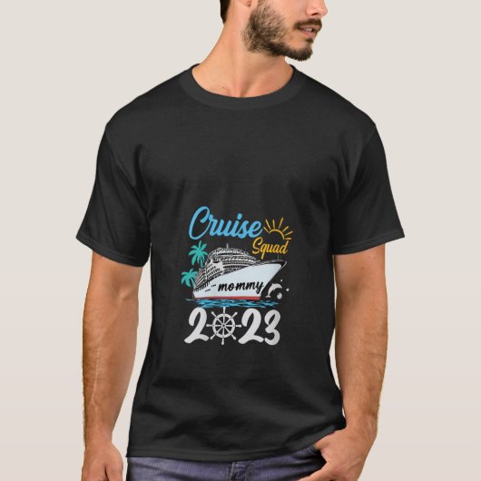 Family Cruise Squad 2023 Family Matching Group Squ T-shirt (Voorkant)