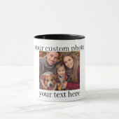 Family & Dog Photo Mug Personalized Gift (Centre)