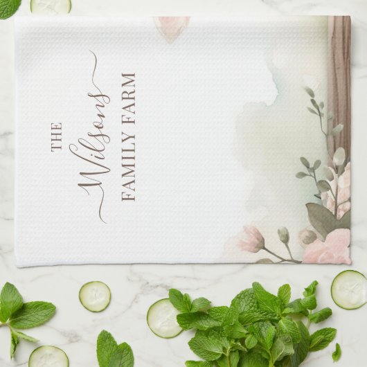 Family Farm Rustic Sheep Theedoek (Gevouwen)