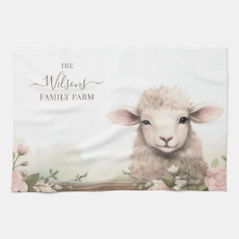 Family Farm Rustic Sheep Theedoek